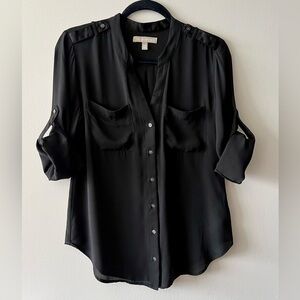 Banana Republic Utility-Style Button-Down Blouse